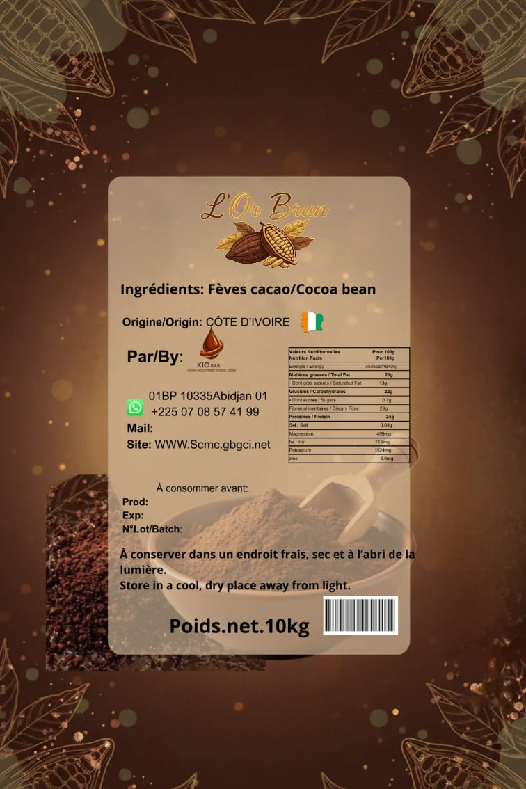 Cocoa Butter L'Or Brun 500g